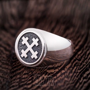 Перстень Крест Мары - серебро