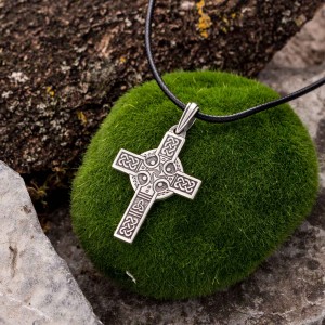 Кельтский крест из серебра